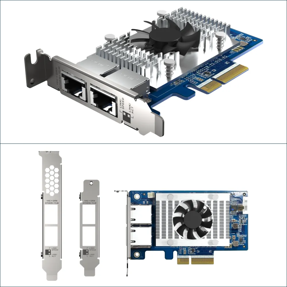 qnap-network-card-qxg-10g2t-x710 QXG-10G2T-X710 - Image 1