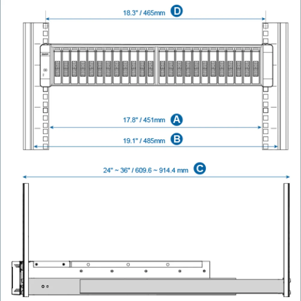 qnap-railkit-rail-e03 Rail-E03 - Image 1